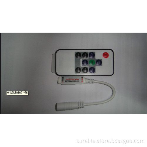RF Wireless RGB Color Strip Light Controller DC 12V